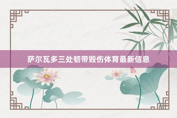 萨尔瓦多三处韧带毁伤体育最新信息