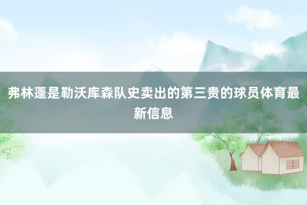 弗林蓬是勒沃库森队史卖出的第三贵的球员体育最新信息