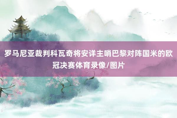罗马尼亚裁判科瓦奇将安详主哨巴黎对阵国米的欧冠决赛体育录像/图片