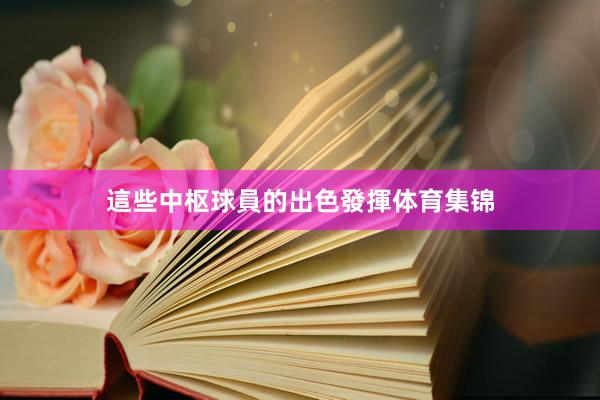 這些中枢球員的出色發揮体育集锦