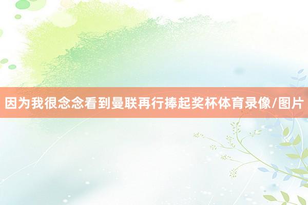 因为我很念念看到曼联再行捧起奖杯体育录像/图片
