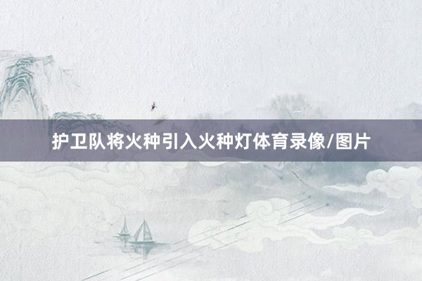 护卫队将火种引入火种灯体育录像/图片