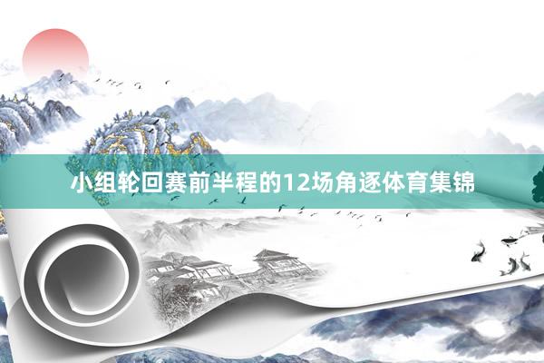 小组轮回赛前半程的12场角逐体育集锦