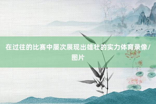 在过往的比赛中屡次展现出雄壮的实力体育录像/图片