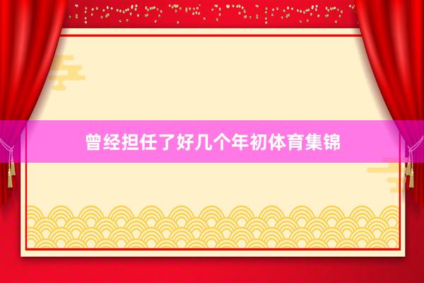 曾经担任了好几个年初体育集锦